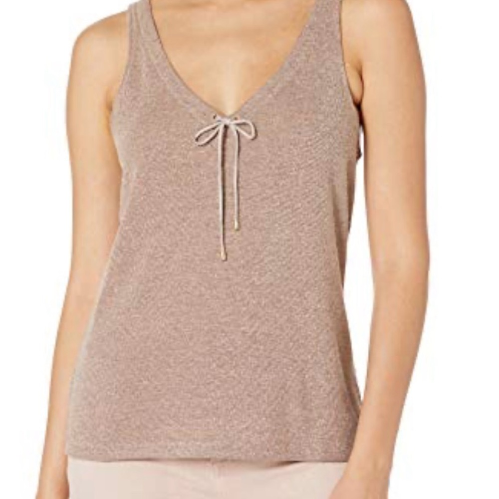 New Paige Issey Tank in gold/nude